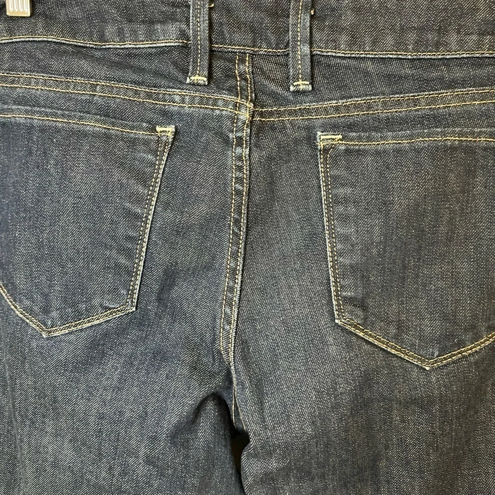 Y2K Banana Republic Urban Boot cut Womens Size 4 Blue Jean Low Rise Dark Wash